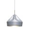 Besa Lighting Lotus Cord Pendant, Satin Nickel with Silver Reflector, Satin Nickel, 1x9W LED 1JT-LOTUS-LED-SN - alternate 1